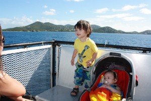 Kids first Ferry ride:) It was a beautiful warm sunny day...