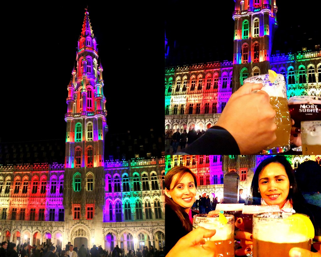 Meeting an old friend is always a great idea:) Ending our day with a Belgian Beer...