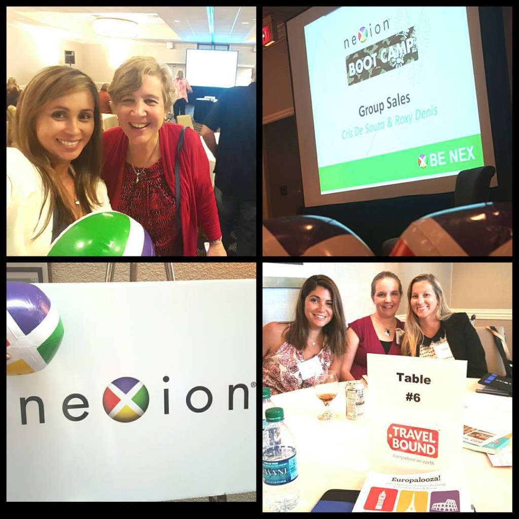 Upper left picture - with Nexion's President, Jackie Friedman